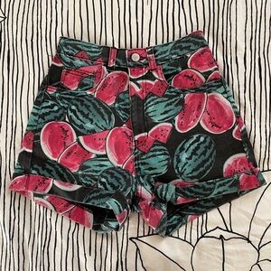 American Apparel high waisted watermelon shorts